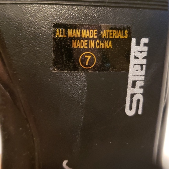 Black skiekh stiletto heels - Picture 3 of 4